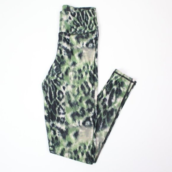 PrettyLittleThing Womens Size US 2 Leopard Print Fitted Leggings - Picture 1 of 5